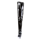 Sexy Pointed Toe Side Zipper Thigh High Stiletto Heel Boots Shoes Pleaser Funtasma LUST/3000