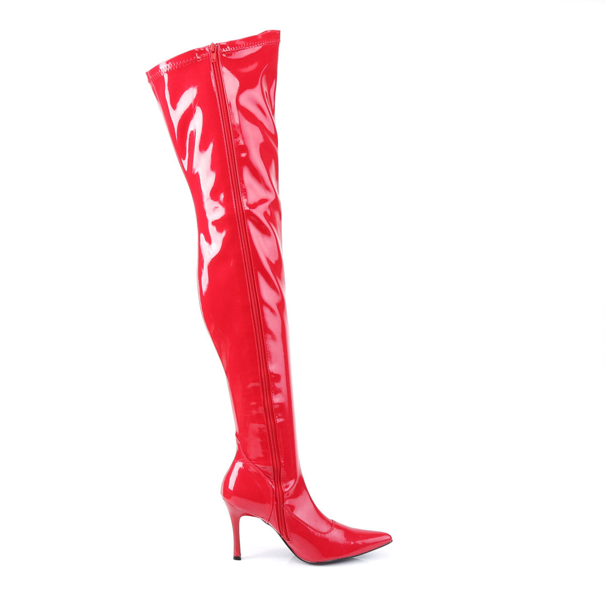 Sexy Pointed Toe Side Zipper Thigh High Stiletto Heel Boots Shoes Pleaser Funtasma LUST/3000