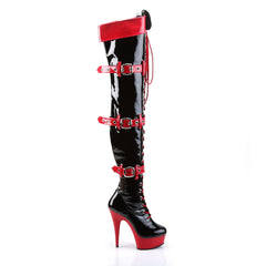 Sexy Buckle Strap Lace Up Platform Stiletto Thigh High Boots Shoes Pleaser Funtasma MEDIC/3028