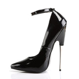 Sexy Spike Stiletto Pointy Toe Pumps Ankle Strap High Heels Shoes Pleaser Devious SCREAM/12