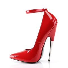 Sexy Spike Stiletto Pointy Toe Pumps Ankle Strap High Heels Shoes Pleaser Devious SCREAM/12