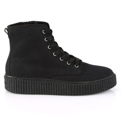 1 1/2"PF Round Toe Lace Up Front High Top Creeper Sneaker, Pleaser Demonia SNEEKER/201