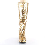 Sexy Sequins Side Zipper Knee High Gogo Boots Shoes Pleaser Bordello SPECTACUL/300SQ