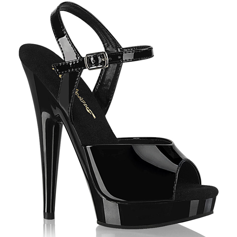 6" Heel, 1" Pf Ankle Strap Sandal Pleaser Fabulicious SULTRY/609