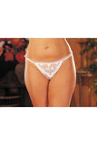 Scalloped Lace Crotchless Thong Panty Plus Size Shirley of Hollywood  10X